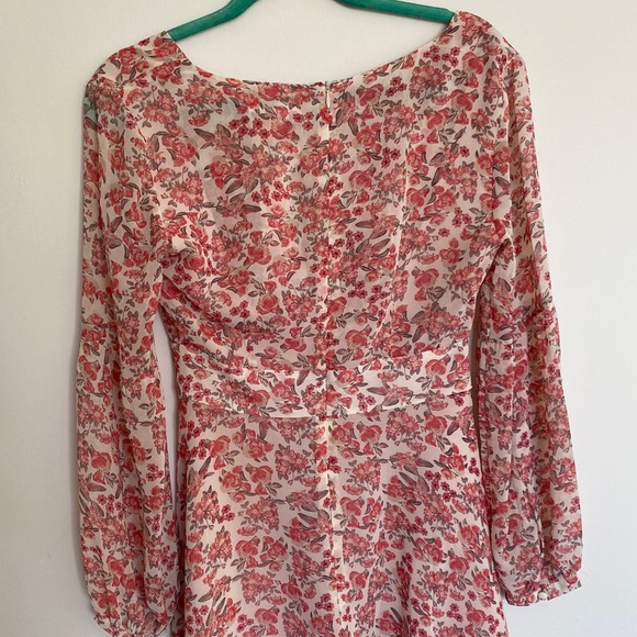 Floral long sleeve sundress - Picture 3 of 3